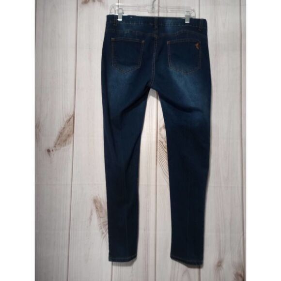 V.I.P Jeans‎ Junior 17 Blue Distressed - Picture 2 of 7